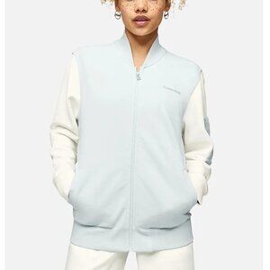 Outdoor Voices Pickup Bomber Jacket Dove Bone Women’s Size Large Cotton